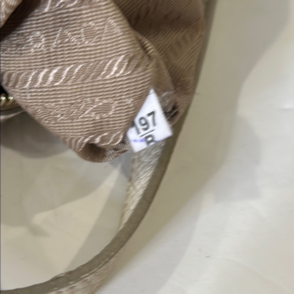 Prada Tan and Cream Crossbody Bag with Adjustable Strap - Picture 7 of 10